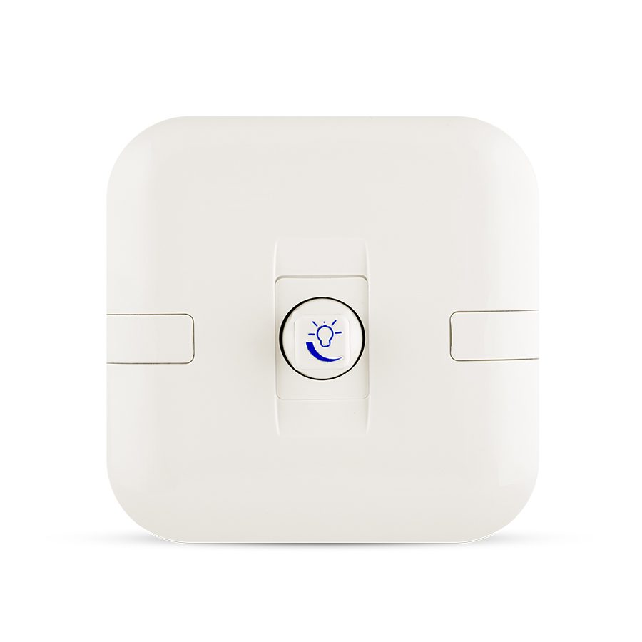 500W 1-way rotary Dimmer 1gang white color spectra