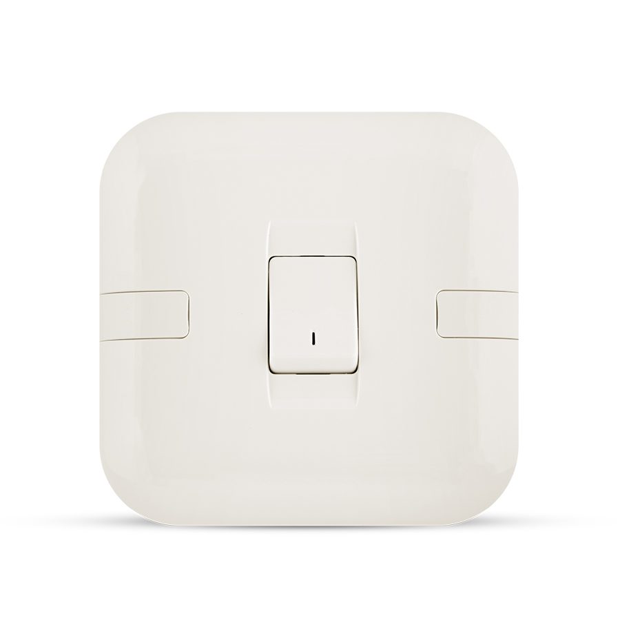 20A 1 gang switch white color spectra